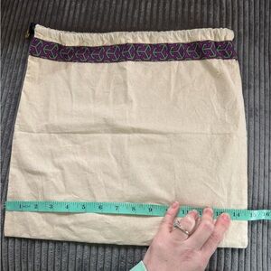 Tory Burch Storage Dustbag Dust Bag Purple Authentic Wallet SLG Purse Bag